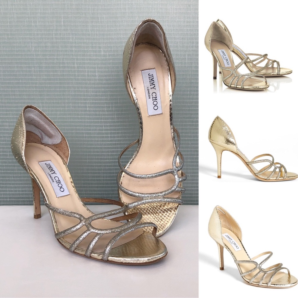 Jimmy Choo | ‘Straits’ Strappy d'Orsay Sandal - Picture 1 of 8